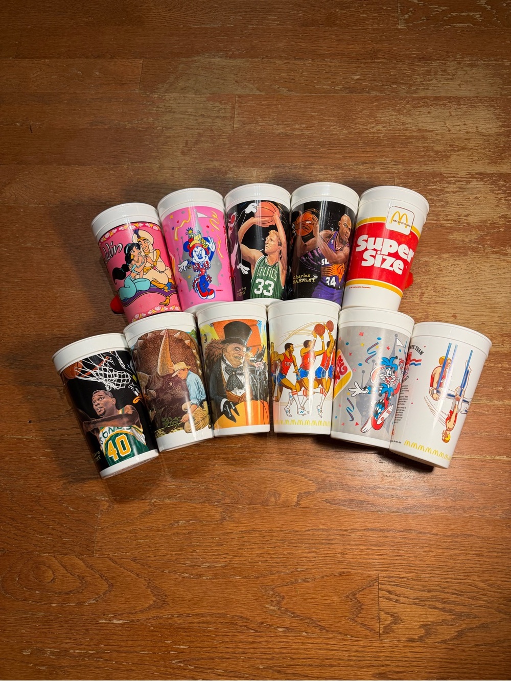 80-90s 11 Piece Vintage Fast Food McDonald’s Burger King Cups